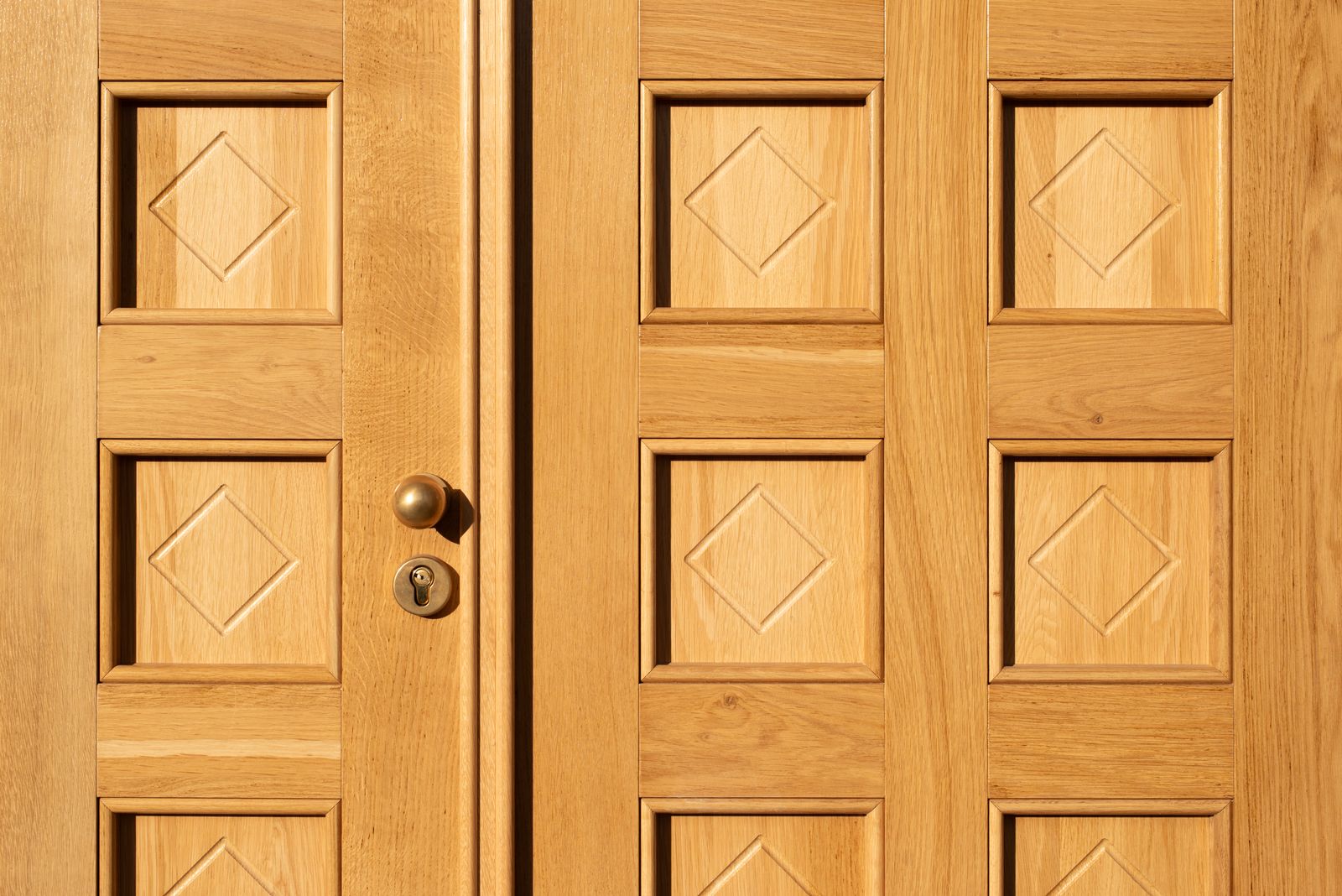 Keys in a door lock
