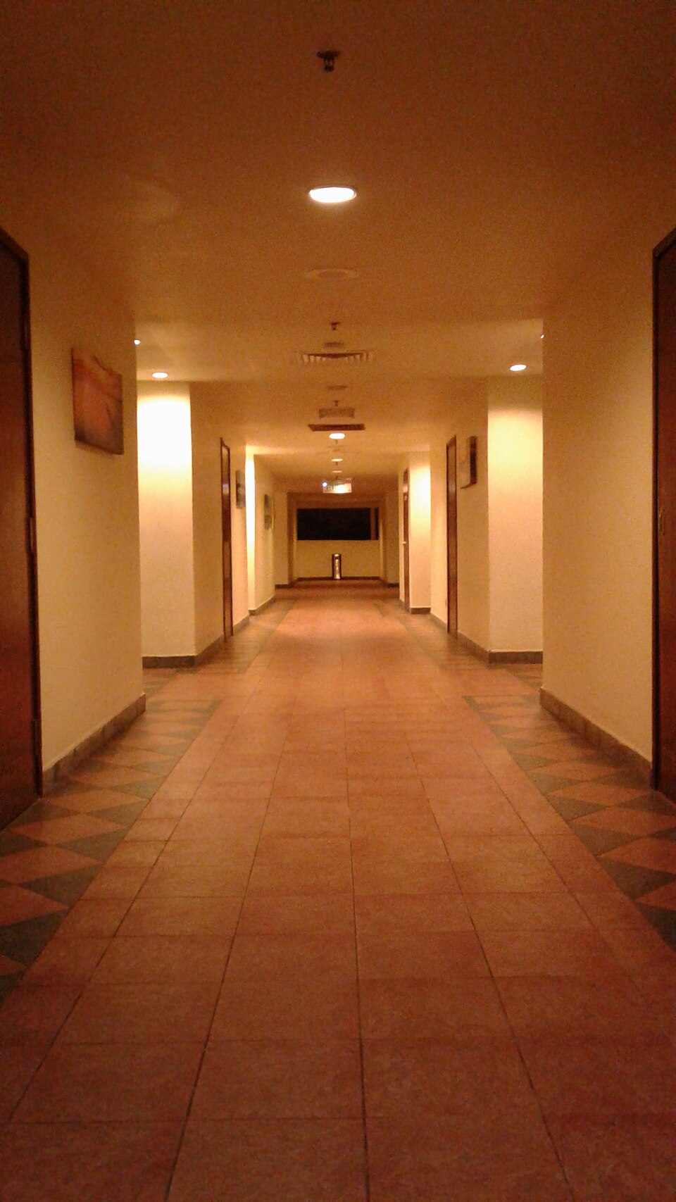 Hotel corridor