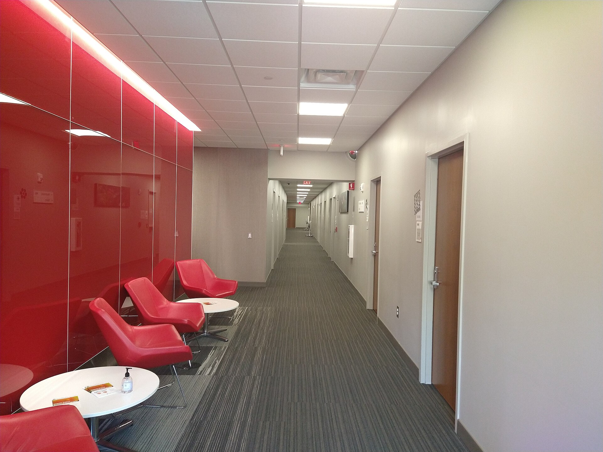 Medical clinic corridor