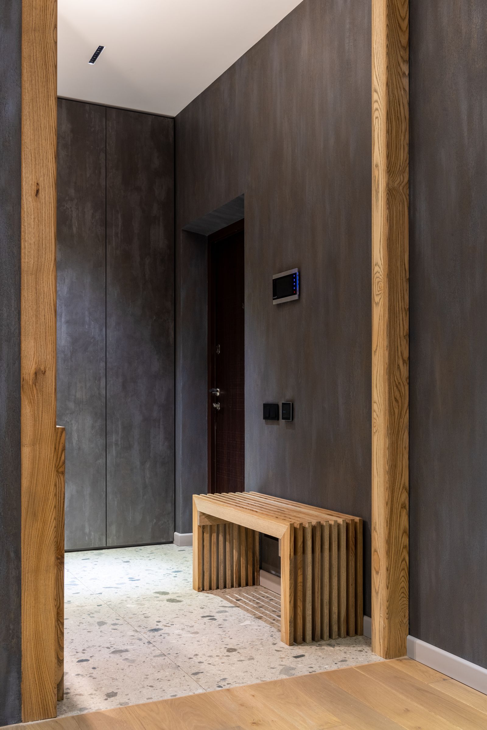 Polished concrete floor in a modern interior