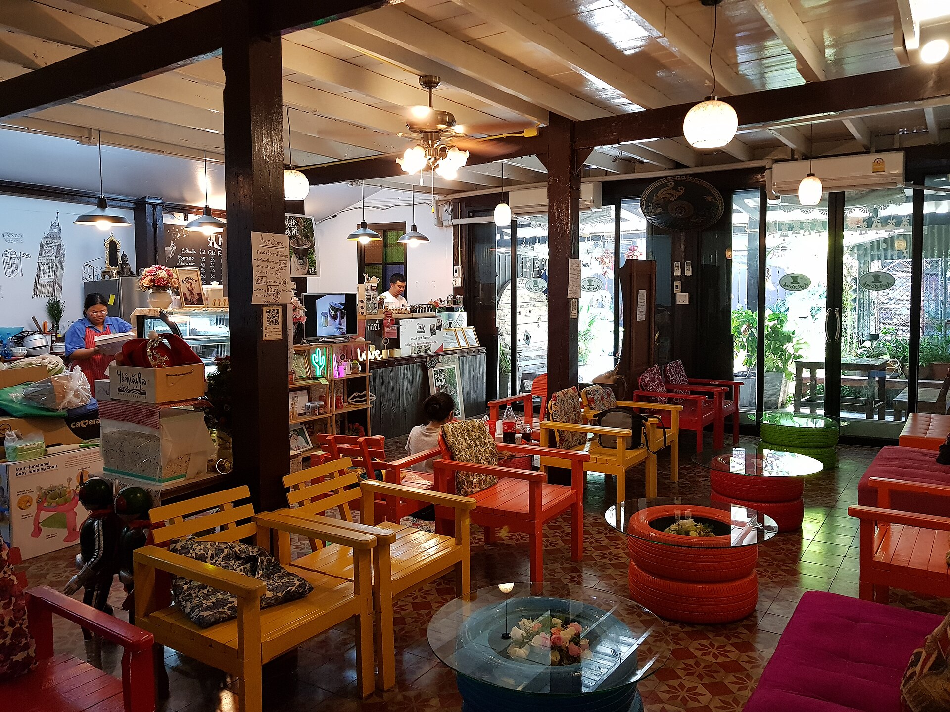 Cafe interior